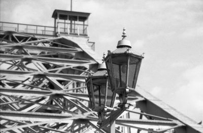 Low angle view of built structure against sky