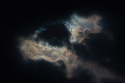 Low angle view of clouds in sky