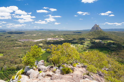 Scenic view of landscape against sky