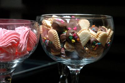 Close-up of food in glass