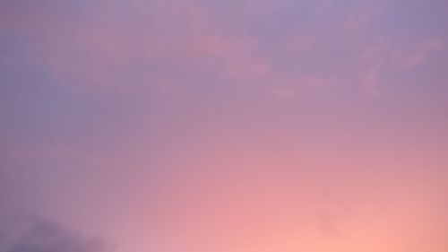 Low angle view of dramatic sky during sunset