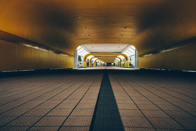 View of subway station