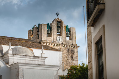 Low angle view of a building against sky