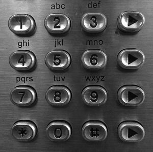 Full frame shot of computer keyboard