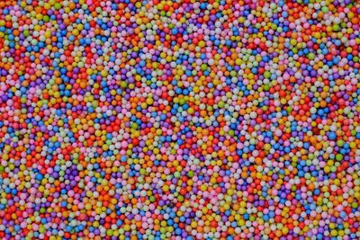 Full frame shot of multi colored candies
