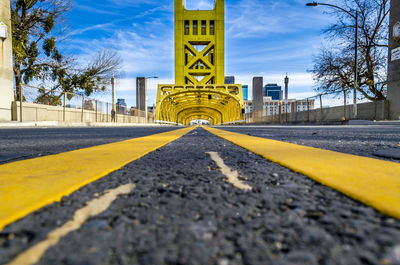 Surface level view of street 