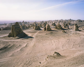 Panoramic view of landscape against sky