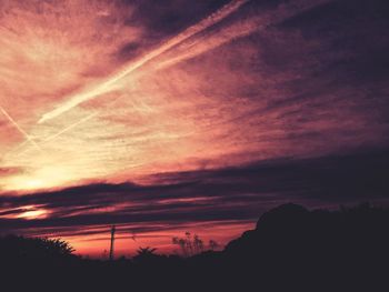 Scenic view of landscape against cloudy sky