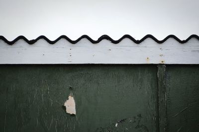 Close-up of old weathered wall of building