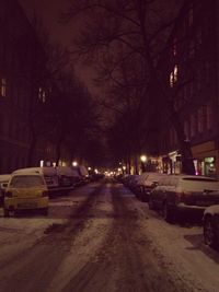 Road at night