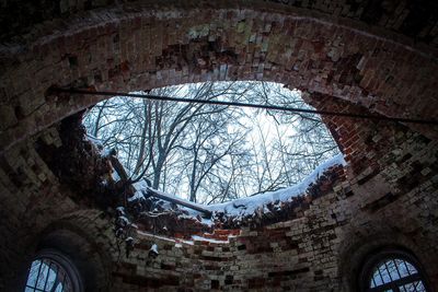 Low angle view of old building