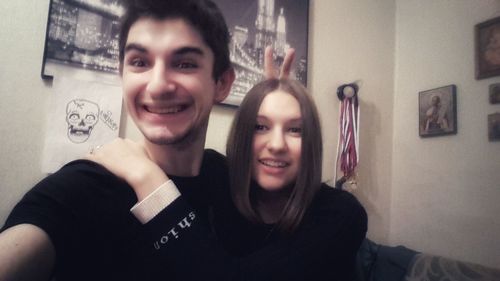 smiling