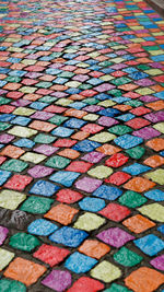 Full frame shot of multi colored stones