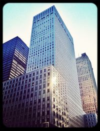 Low angle view of modern building