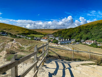 Scenic view of landscape against sky