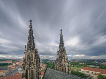 View of cathedral against cloudy sky