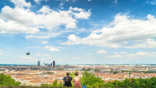 Aerial view of cityscape