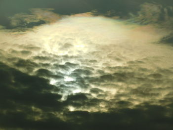 Low angle view of storm clouds in sky