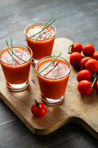 Close-up of drink on table