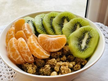 Close-up of fruits in bowl