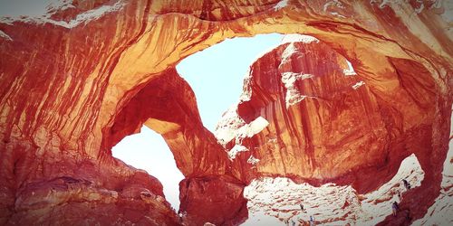 View of rock formation