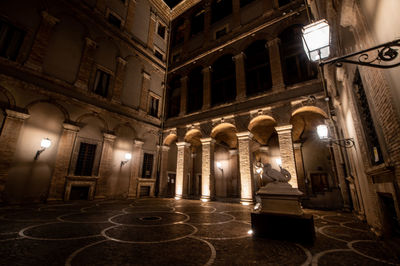 View of old building at night