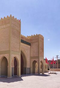 View of historic building against clear sky