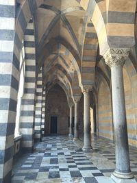 Corridor of historic building