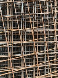 Low angle view of construction site