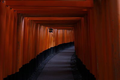 Interior of shrine