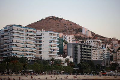 Summer traveling at albania sarande city scape high quality big size prints