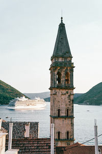 Low angle view of church against sky