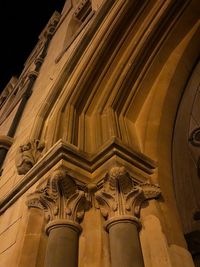 Low angle view of historical building