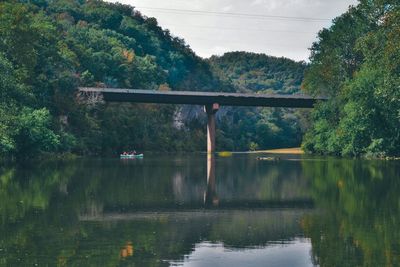 Scenic view of river against sky