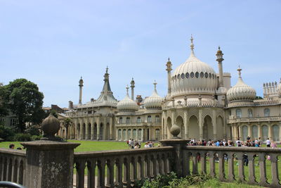 View of historical building against clear sky