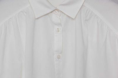 Close-up of white shirt