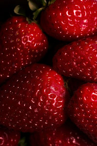 Full frame shot of strawberries