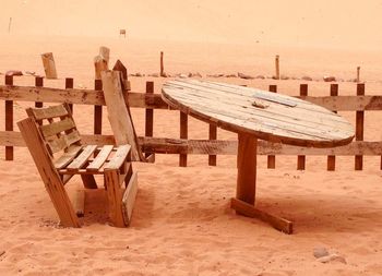 View of sandy beach