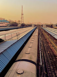 High angle view of cityscape