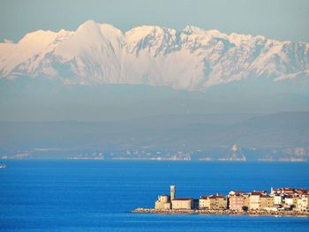 Image from croatia, kanegra. the charming town piran on slovenian coast, and gorgeous italian alps.