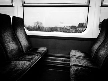 Interior of train