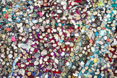 Full frame shot of multi colored stones