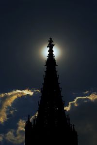 Low angle view of built structure against sky