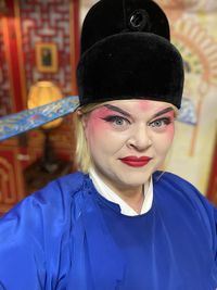 Portrait of young woman