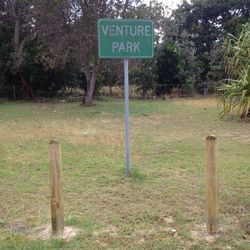 Information sign on tree