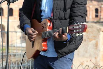 Man playing guitar