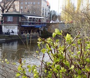 River with buildings in background