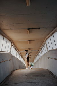 Interior of tunnel
