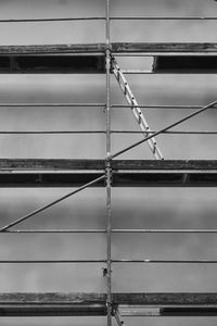 Full frame shot of cables against the sky