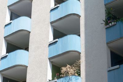 Low angle view of residential building